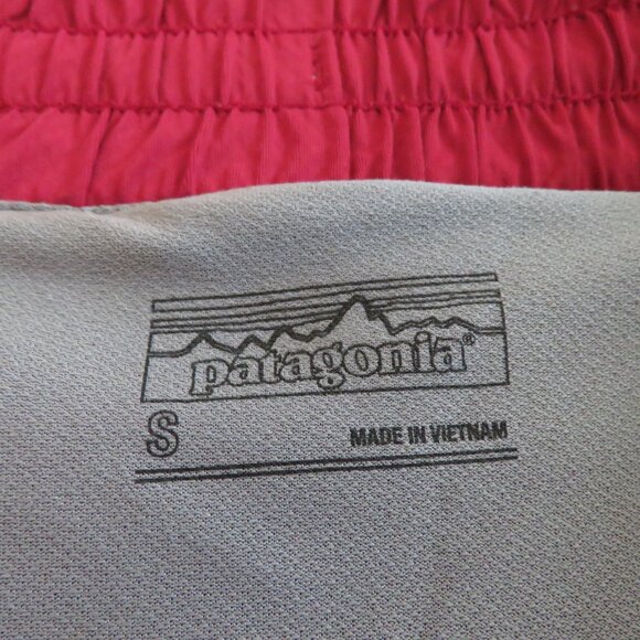 PATAGONIA Nine Trails Shorts Lined 4" in Orange Red Gorpcore Running - Size S - Picture 13 of 14